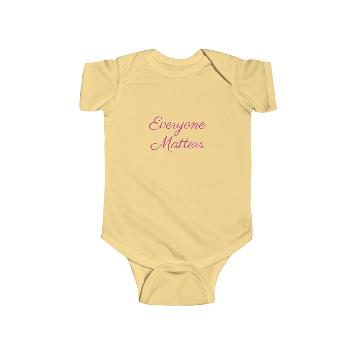 Everyone Matters Infant Bodysuit, Cute Baby Onesie, Meaningful Gift for Newborn, Baby Shower Surprise, First Outfits