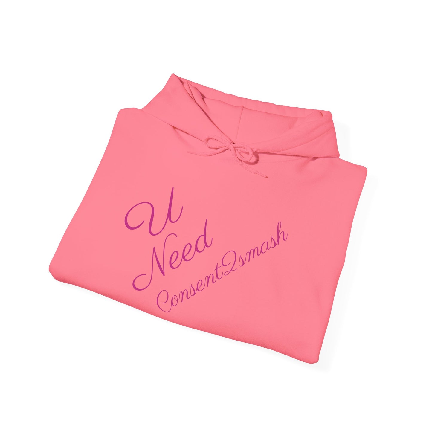 Consent to Smash Hooded Sweatshirt, Cozy Hoodie, Unisex Casual Wear, Streetwear, Gifts for Friends, Fun Party Outfit, Statements