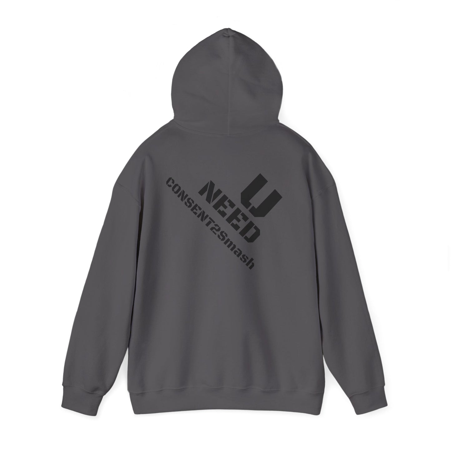Consent to Smash Hoodie | Unisex Heavy Blend Sweater, Casual Wear, Gift for Gamers, Streetwear Hoodie, Unique Trendy Clothing