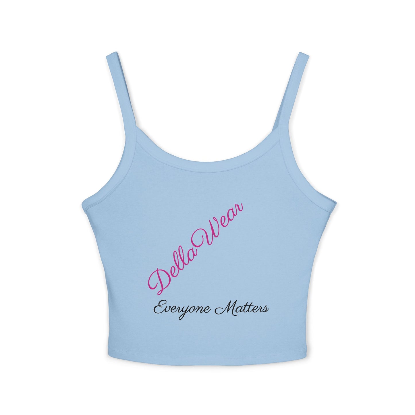 Empowering Spaghetti Strap Tank Top - Everyone Matters, Women's Fashion, Summer Wear, Gifts for Her, Motivational Apparel