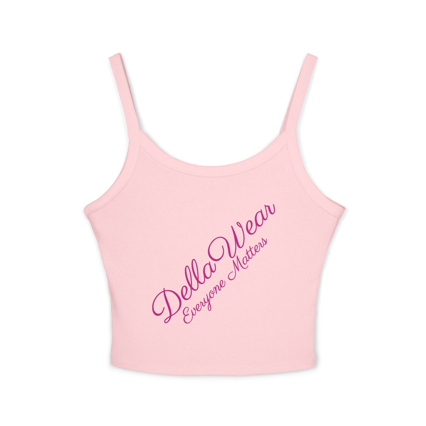 Della Wear Women's Spaghetti Strap Tank Top - Summer Style, Casual Wear, Gift for Her, Everyday Essentials, Positive Message Top