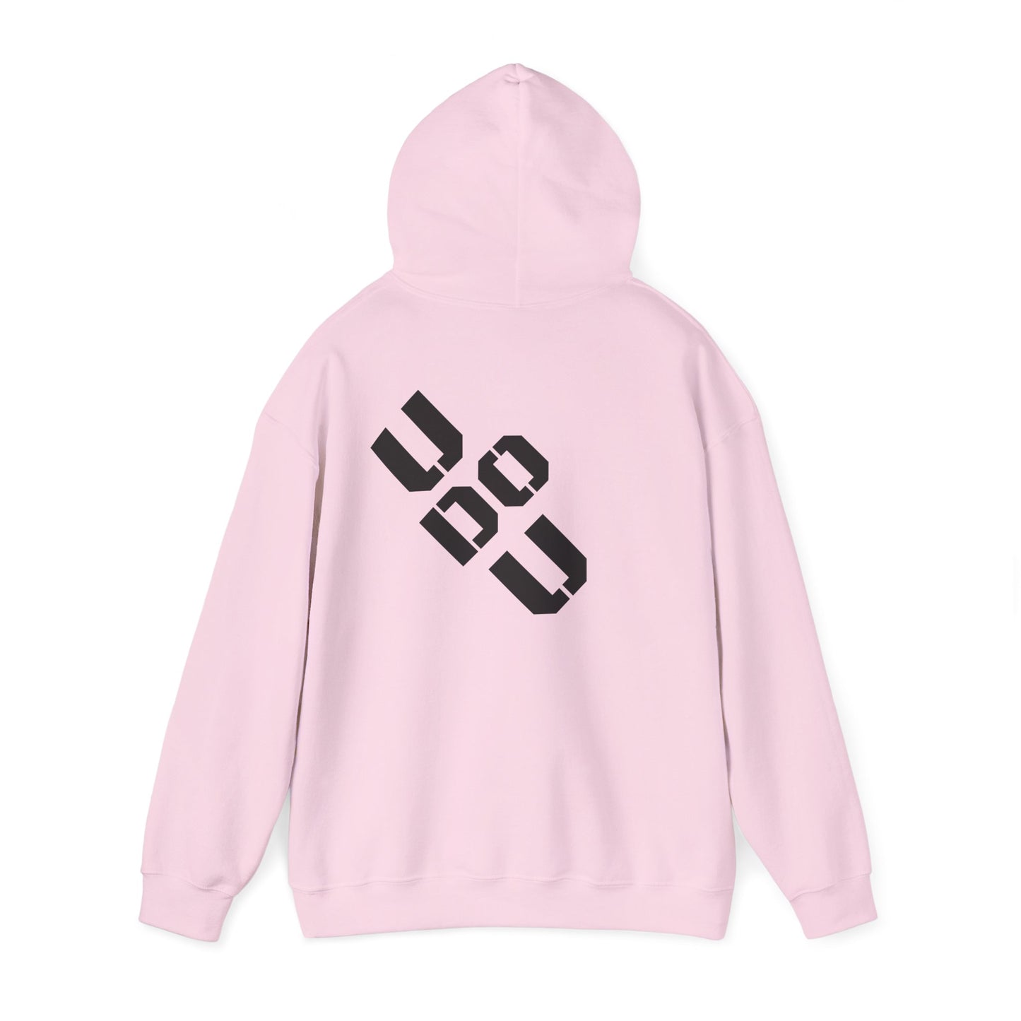 Unisex Heavy Blend Hoodie with Unique 'U DO U' Design, Perfect for Casual Wear, Gift for Friends, and Cozy Nights in
