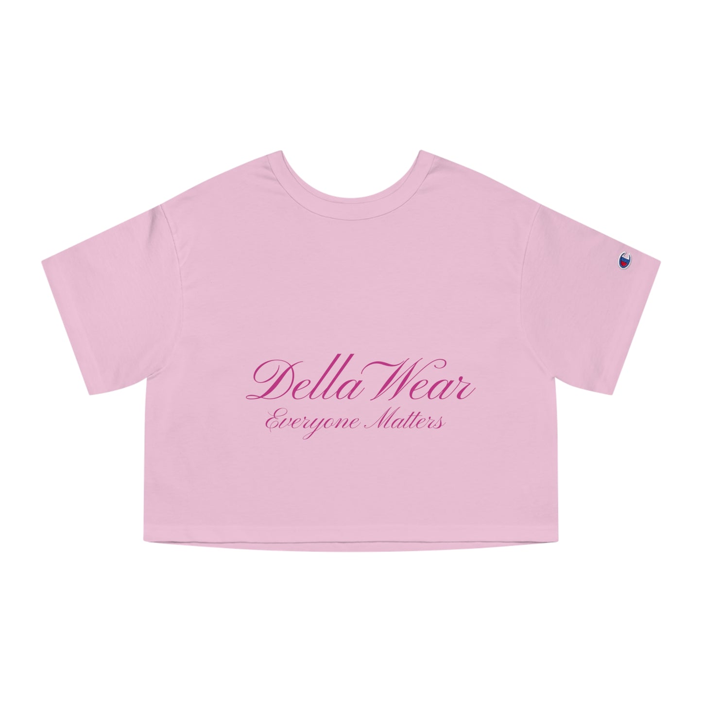 Cropped T-Shirt - DellaWear Everyone Matters, Trendy Crop Top, Empowering Apparel, Gift for Her, Casual Fashion
