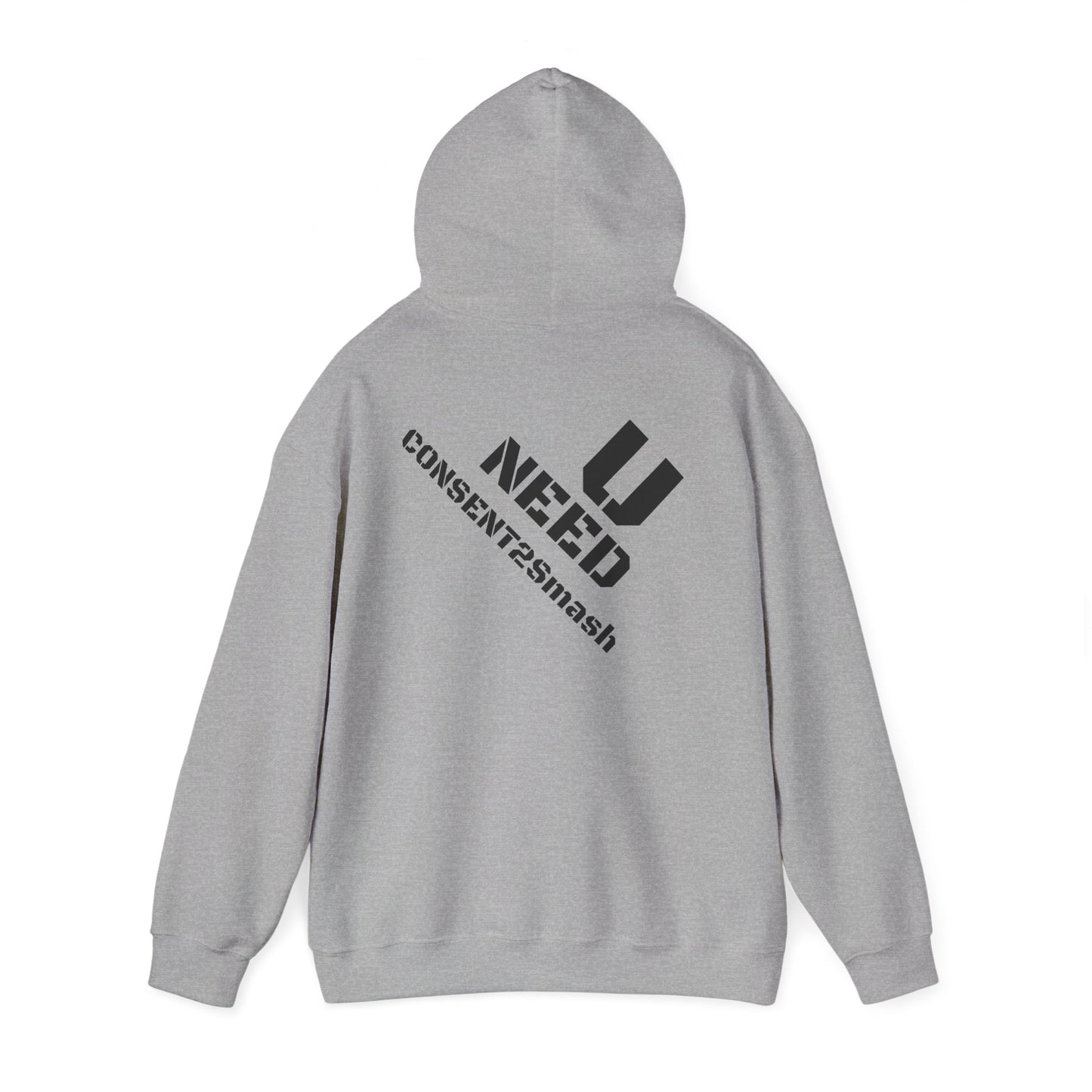 Consent to Smash Hoodie | Unisex Heavy Blend Sweater, Casual Wear, Gift for Gamers, Streetwear Hoodie, Unique Trendy Clothing