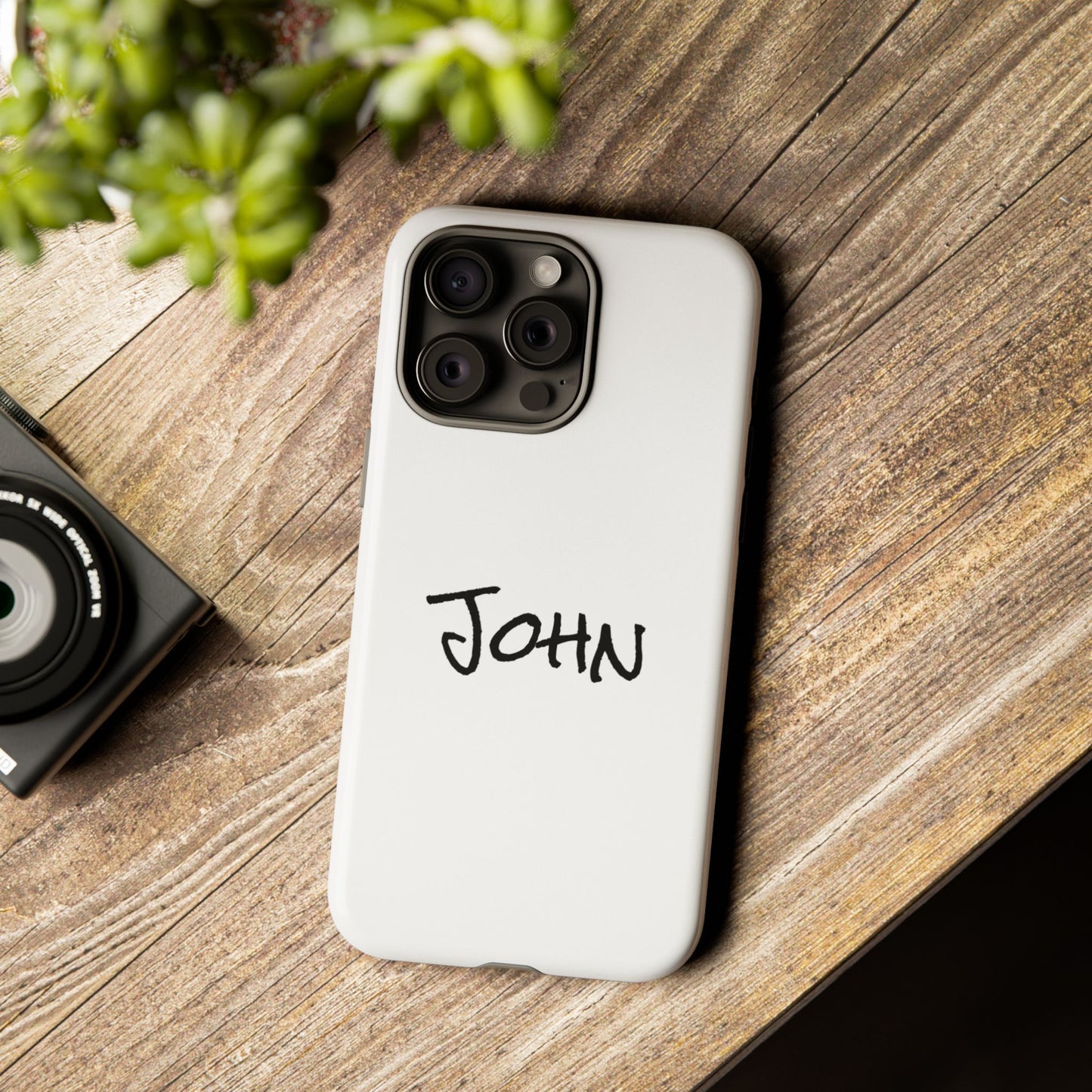 Personalized Phone Case for John, Custom Tough Phone Cover, Gift for Him, Unique Name Case, Durable Mobile Accessory