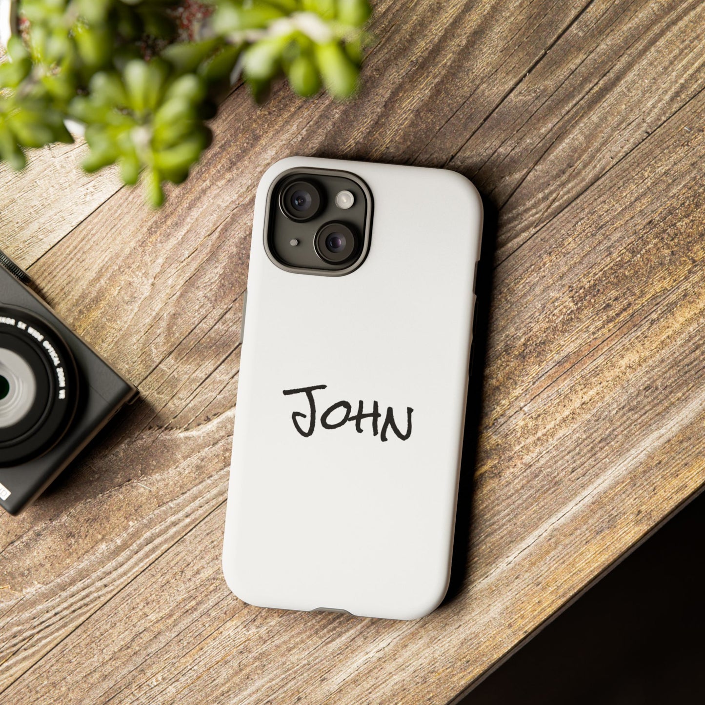 Personalized Phone Case for John, Custom Tough Phone Cover, Gift for Him, Unique Name Case, Durable Mobile Accessory