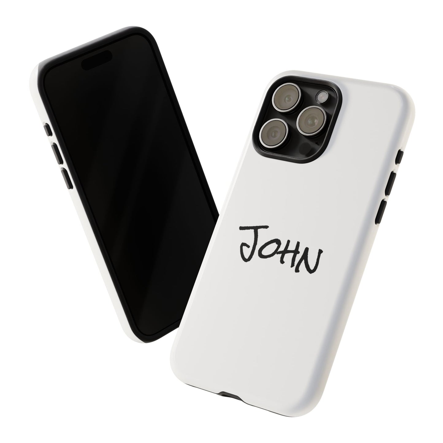 Personalized Phone Case for John, Custom Tough Phone Cover, Gift for Him, Unique Name Case, Durable Mobile Accessory