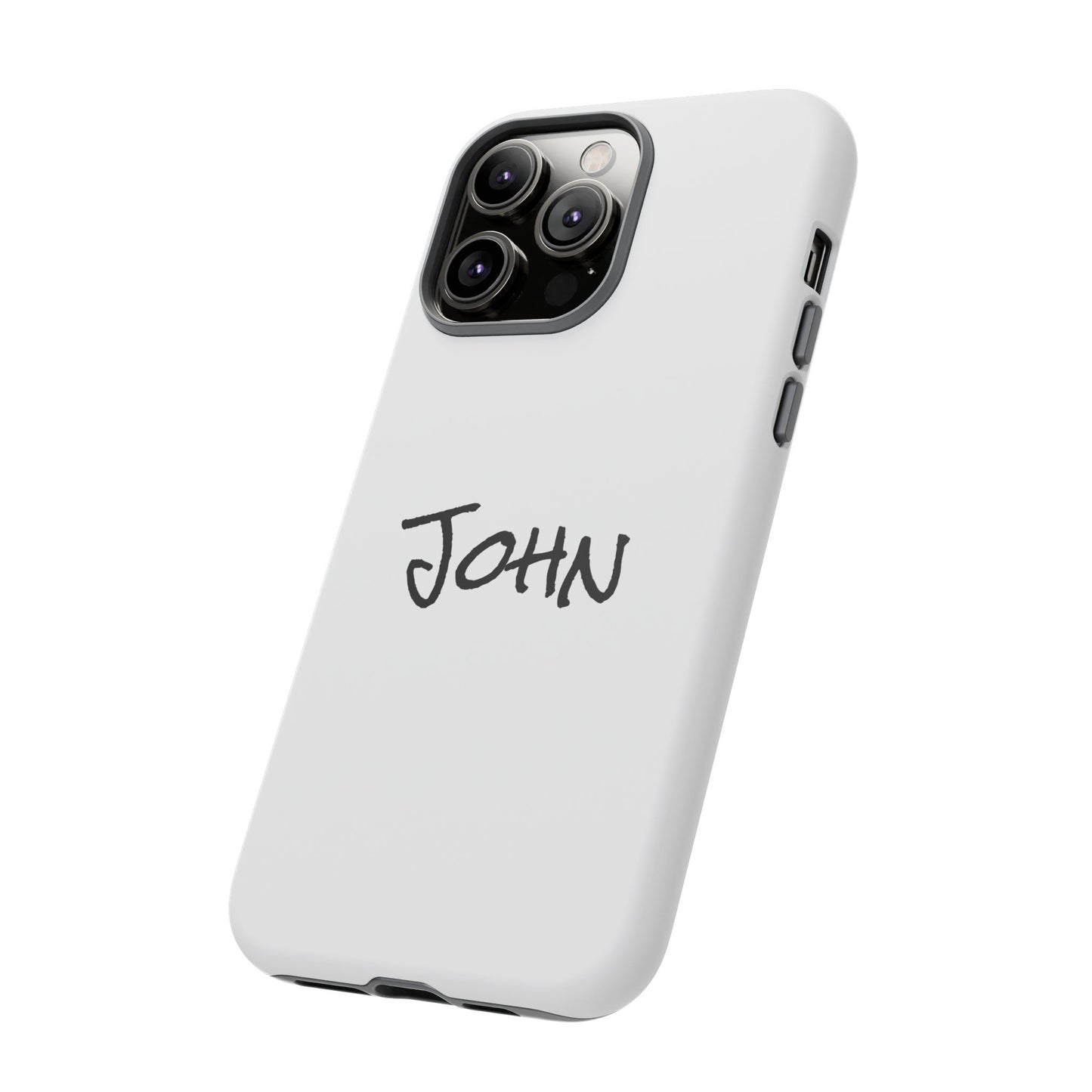 Personalized Phone Case for John, Custom Tough Phone Cover, Gift for Him, Unique Name Case, Durable Mobile Accessory