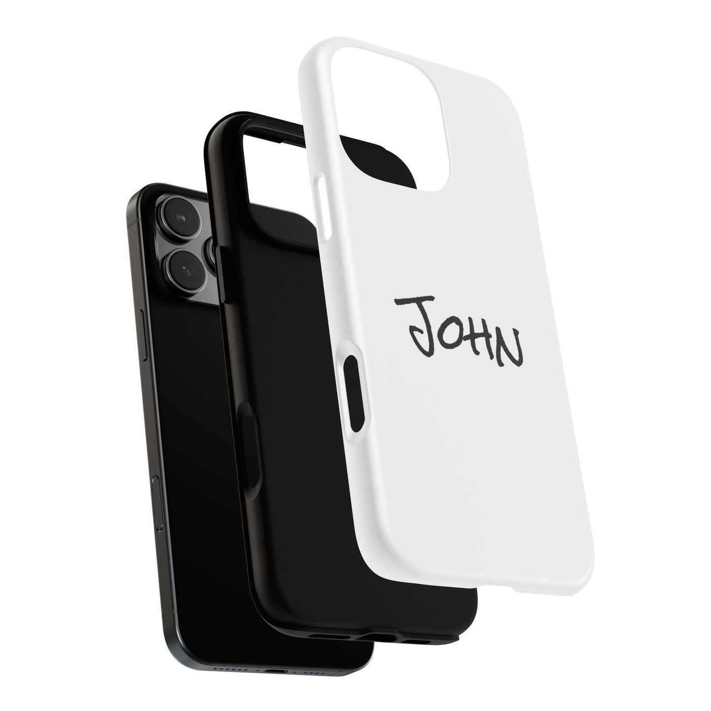 Personalized Phone Case for John, Custom Tough Phone Cover, Gift for Him, Unique Name Case, Durable Mobile Accessory