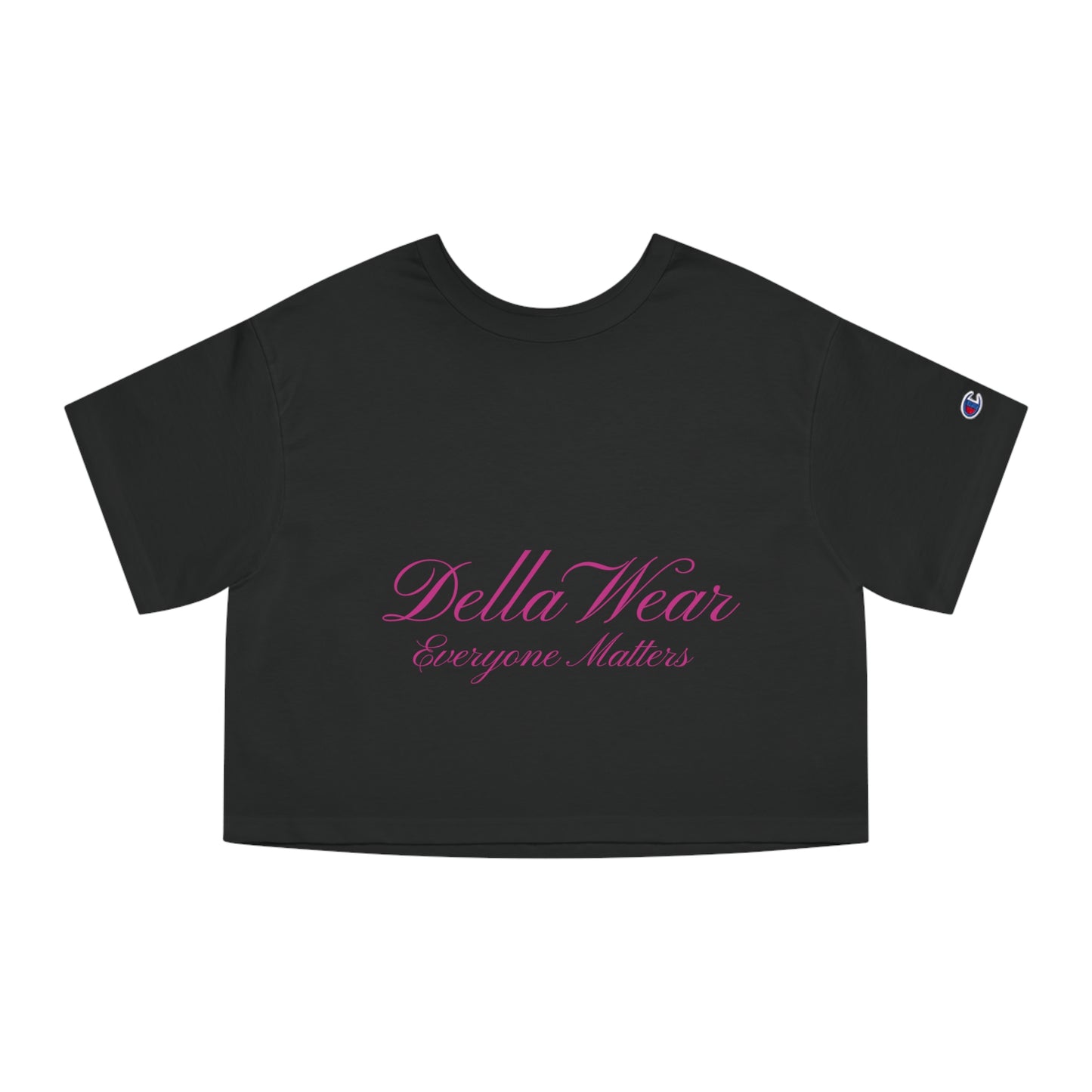 Cropped T-Shirt - DellaWear Everyone Matters, Trendy Crop Top, Empowering Apparel, Gift for Her, Casual Fashion