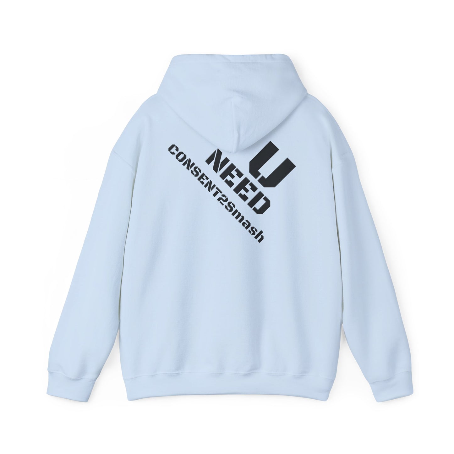 Consent to Smash Hoodie | Unisex Heavy Blend Sweater, Casual Wear, Gift for Gamers, Streetwear Hoodie, Unique Trendy Clothing