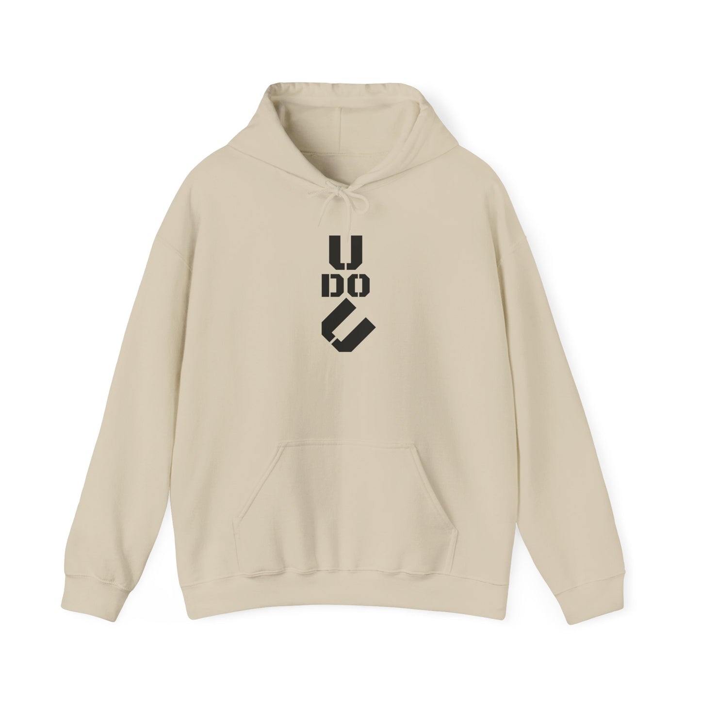 Unisex Heavy Blend Hoodie with Unique 'U DO U' Design, Perfect for Casual Wear, Gift for Friends, and Cozy Nights in
