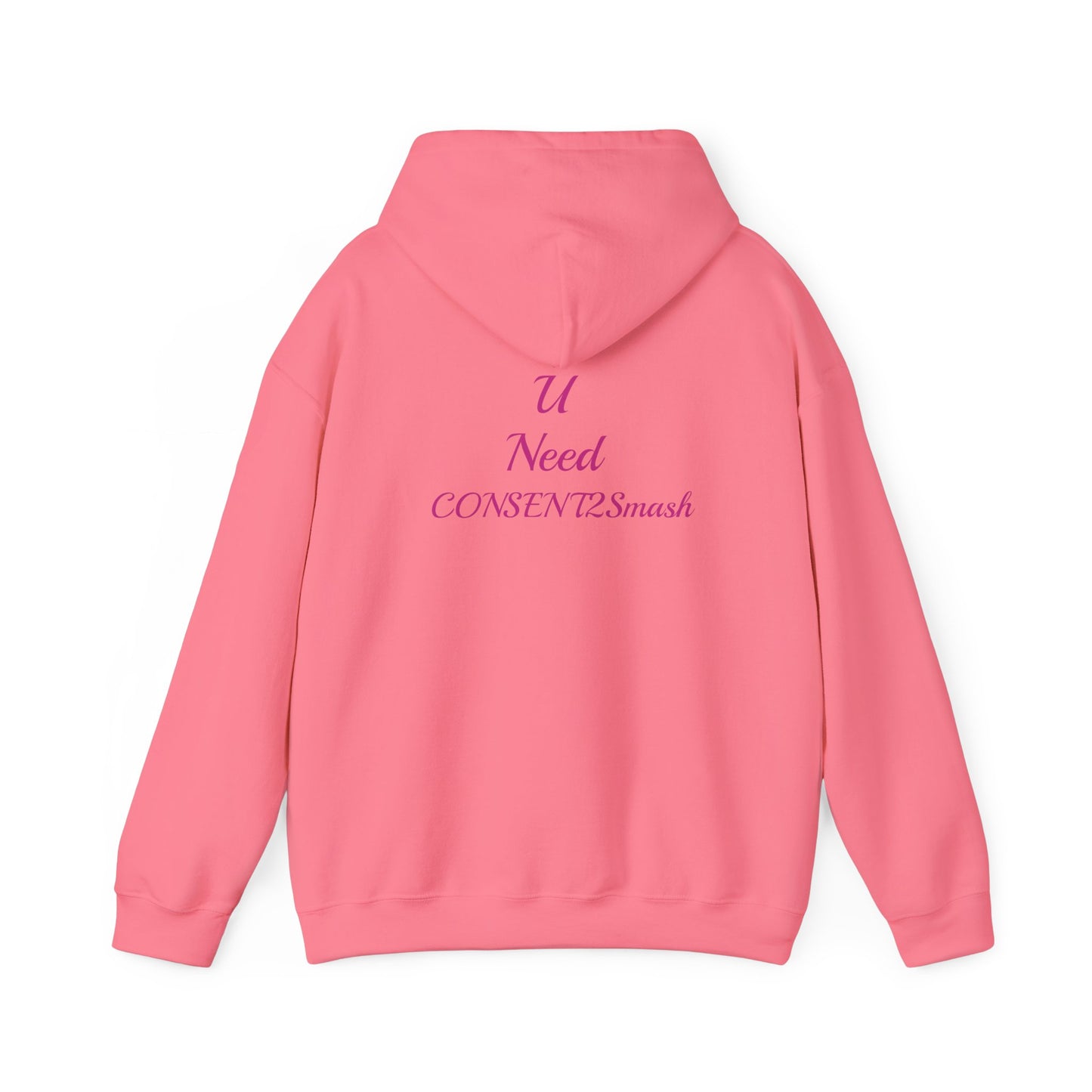 Consent to Smash Hooded Sweatshirt, Cozy Hoodie, Unisex Casual Wear, Streetwear, Gifts for Friends, Fun Party Outfit, Statements