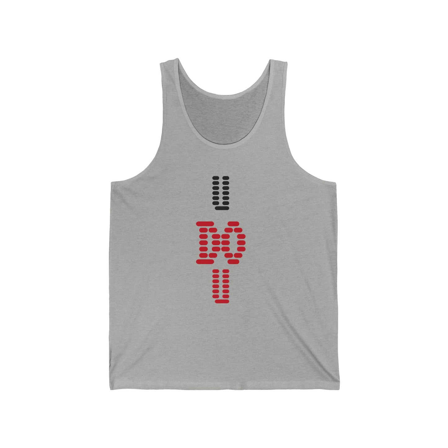 I Love You Unisex Jersey Tank | Summer Apparel, Casual Wear, Gift for Him/Her, Romantic Gift, Statement Shirt