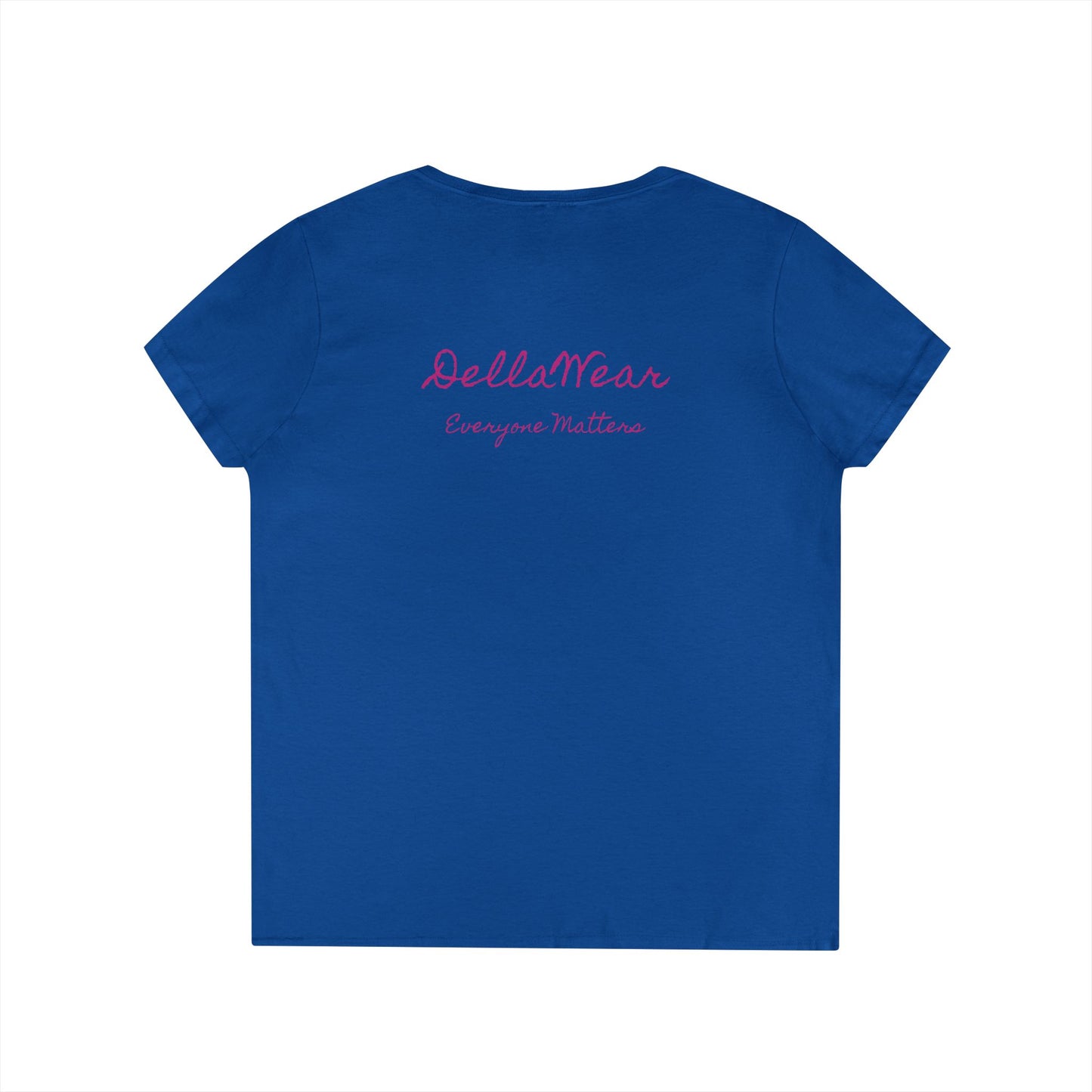 Empowering Ladies' V-Neck T-Shirt - Everyone Matters | Casual Wear, Gift for Her, Motivational Apparel, Inspirational Fashion