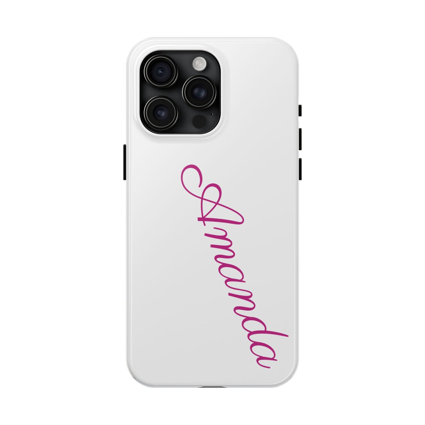 Personalized Tough Phone Case, Custom Name Phone Cover, Durable Mobile Case, Stylish Phone Accessory, Gift for Her