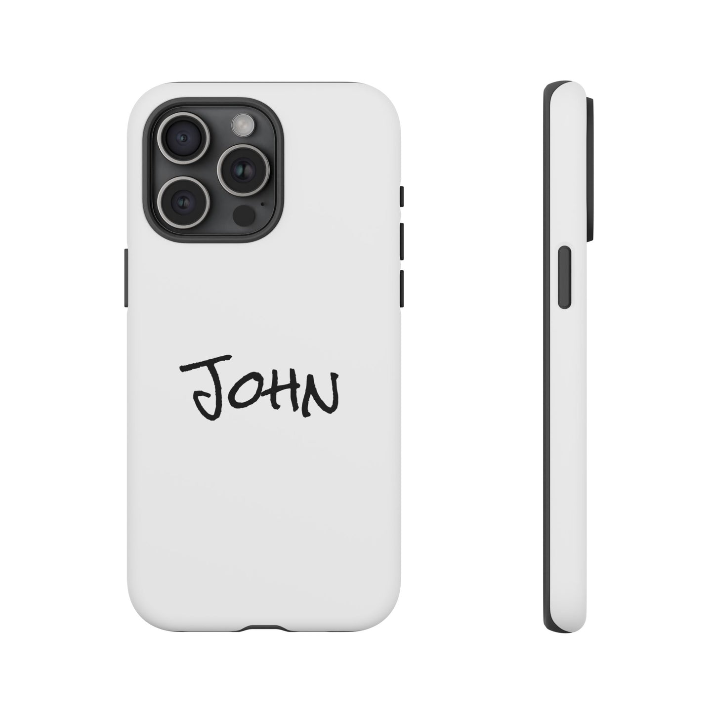 Personalized Phone Case for John, Custom Tough Phone Cover, Gift for Him, Unique Name Case, Durable Mobile Accessory