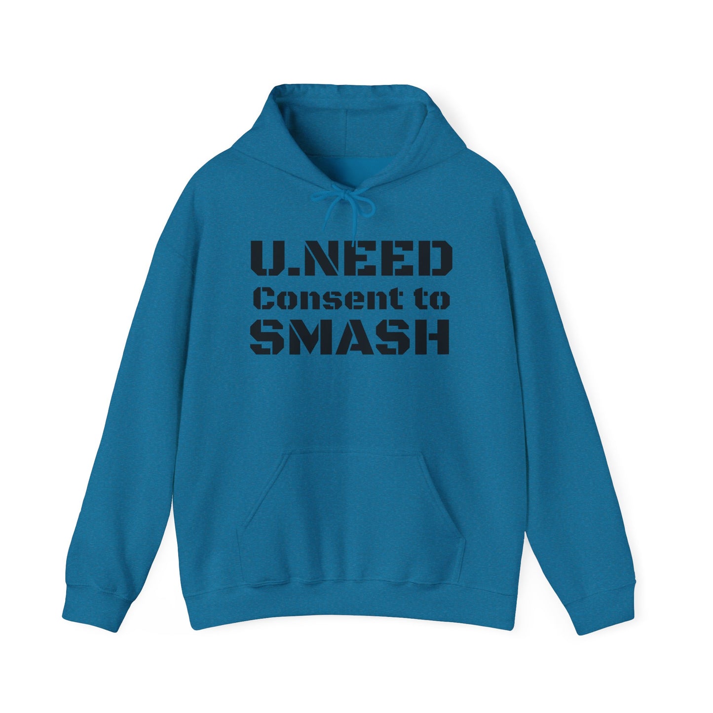Consent to Smash Hoodie | Unisex Heavy Blend Sweater, Casual Wear, Gift for Gamers, Streetwear Hoodie, Unique Trendy Clothing