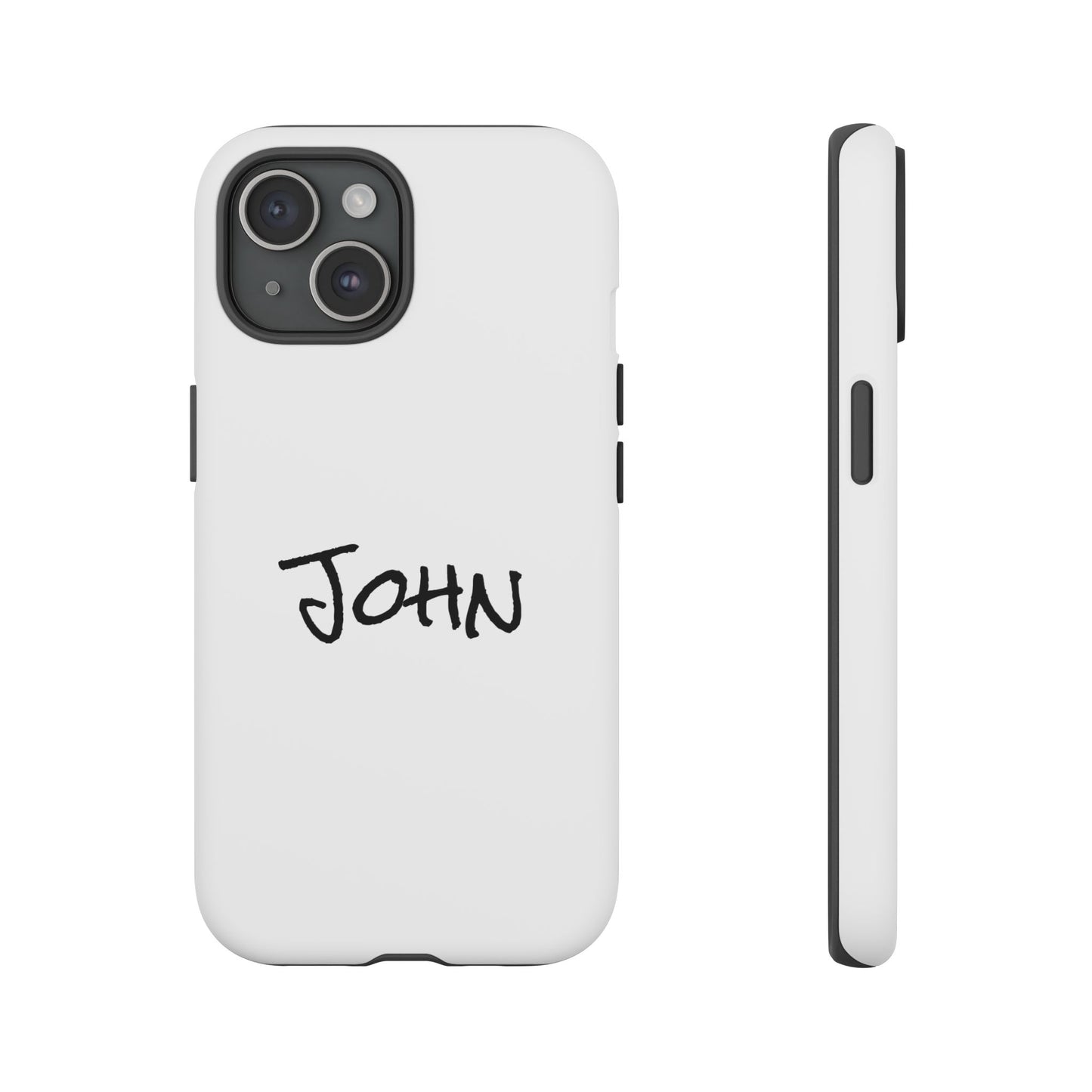 Personalized Phone Case for John, Custom Tough Phone Cover, Gift for Him, Unique Name Case, Durable Mobile Accessory