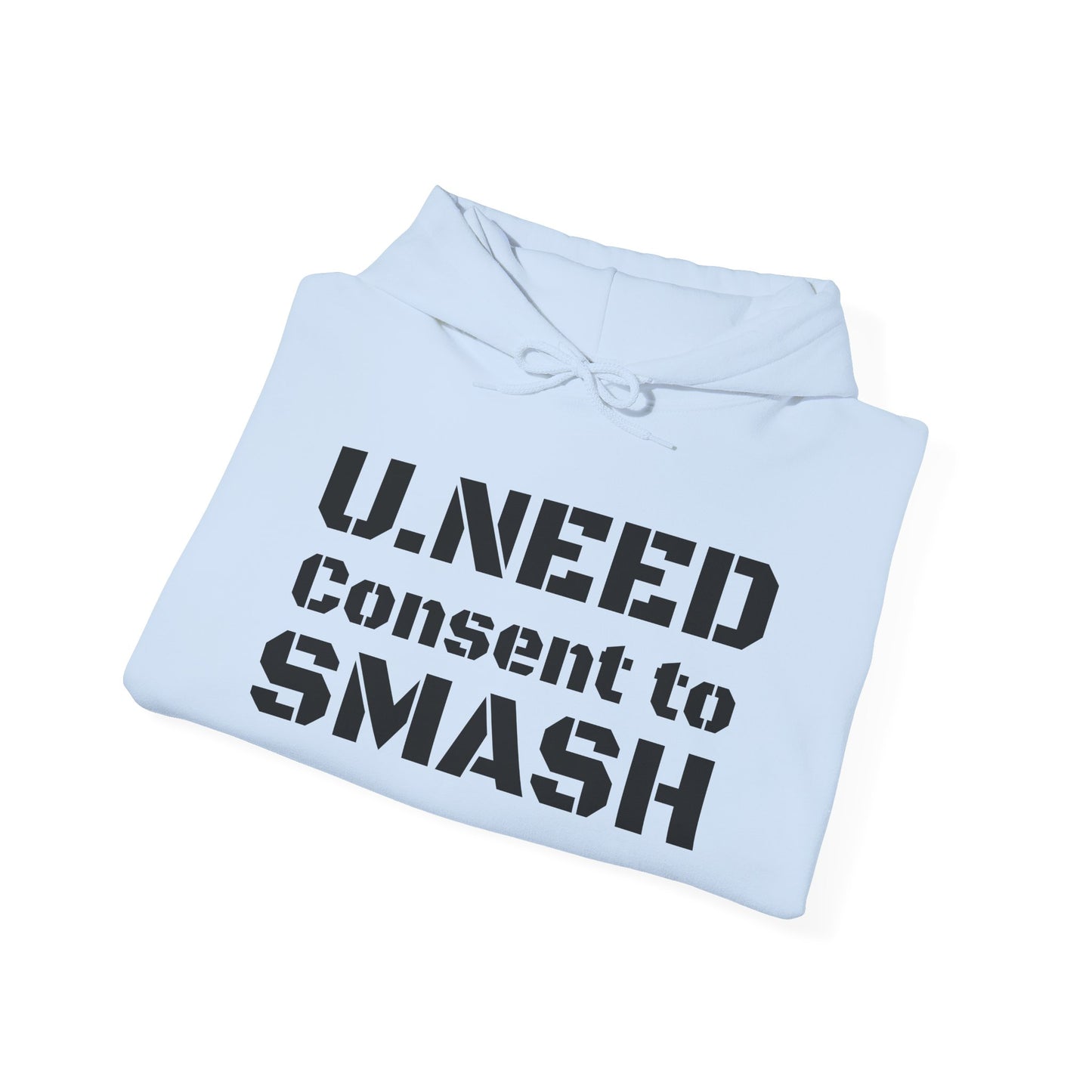 Consent to Smash Hoodie | Unisex Heavy Blend Sweater, Casual Wear, Gift for Gamers, Streetwear Hoodie, Unique Trendy Clothing