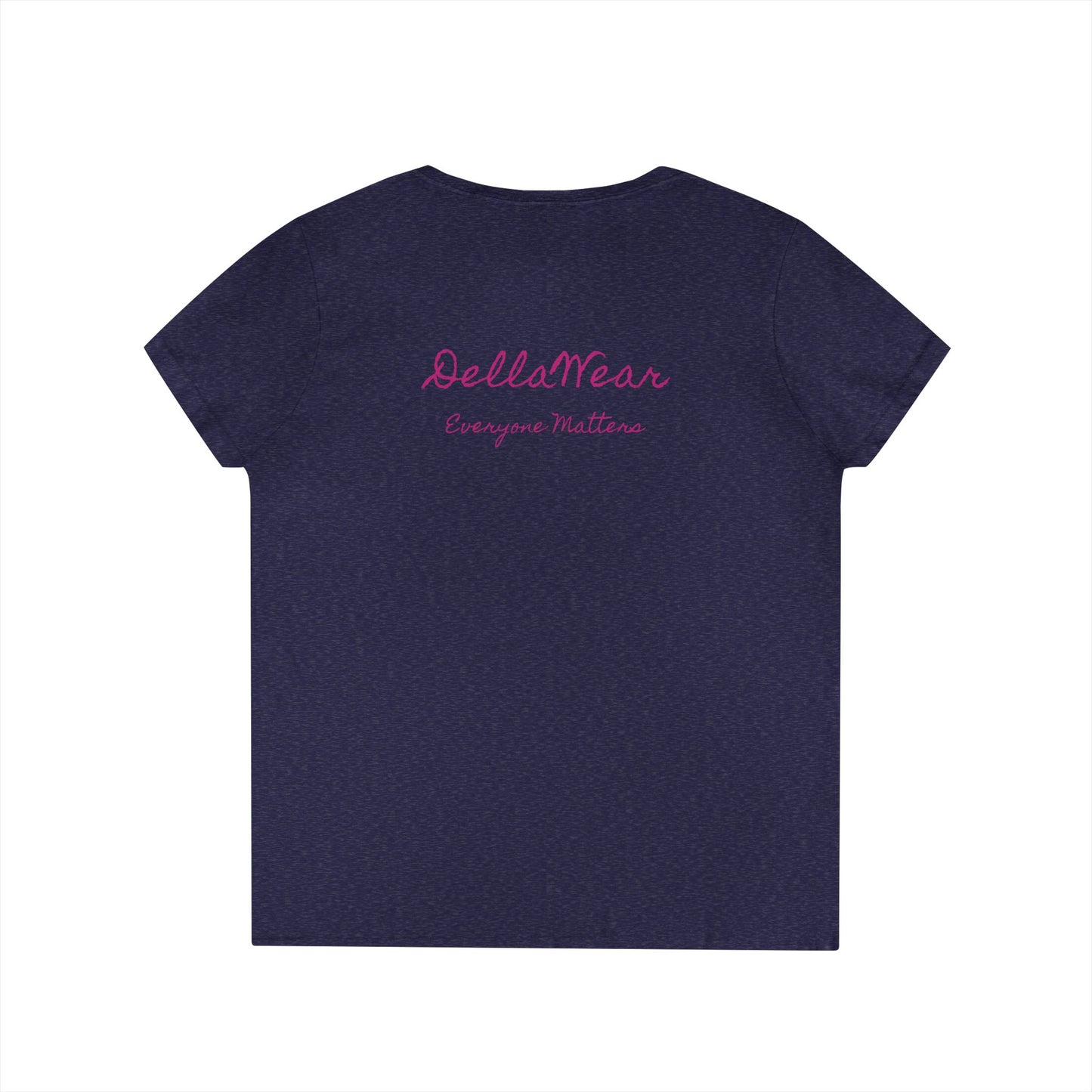 Empowering Ladies' V-Neck T-Shirt - Everyone Matters | Casual Wear, Gift for Her, Motivational Apparel, Inspirational Fashion