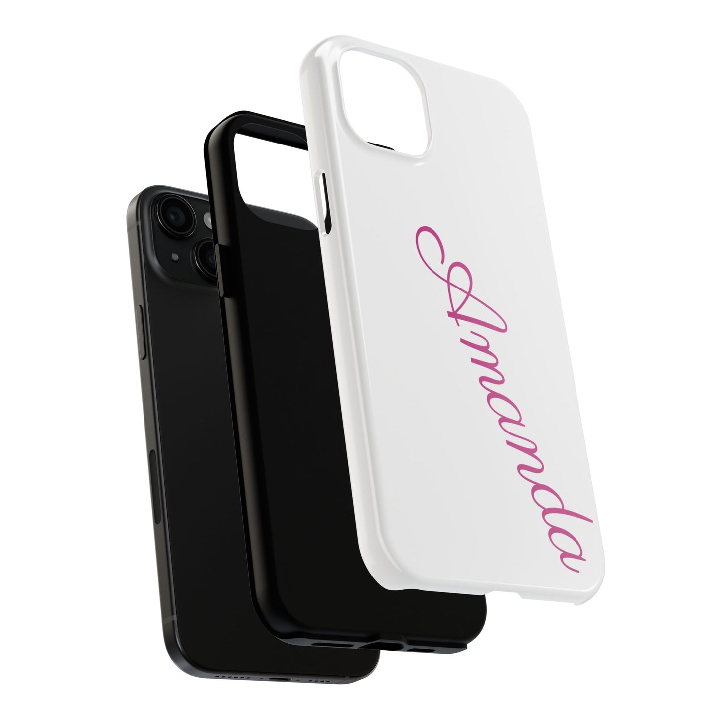 Personalized Tough Phone Case, Custom Name Phone Cover, Durable Mobile Case, Stylish Phone Accessory, Gift for Her