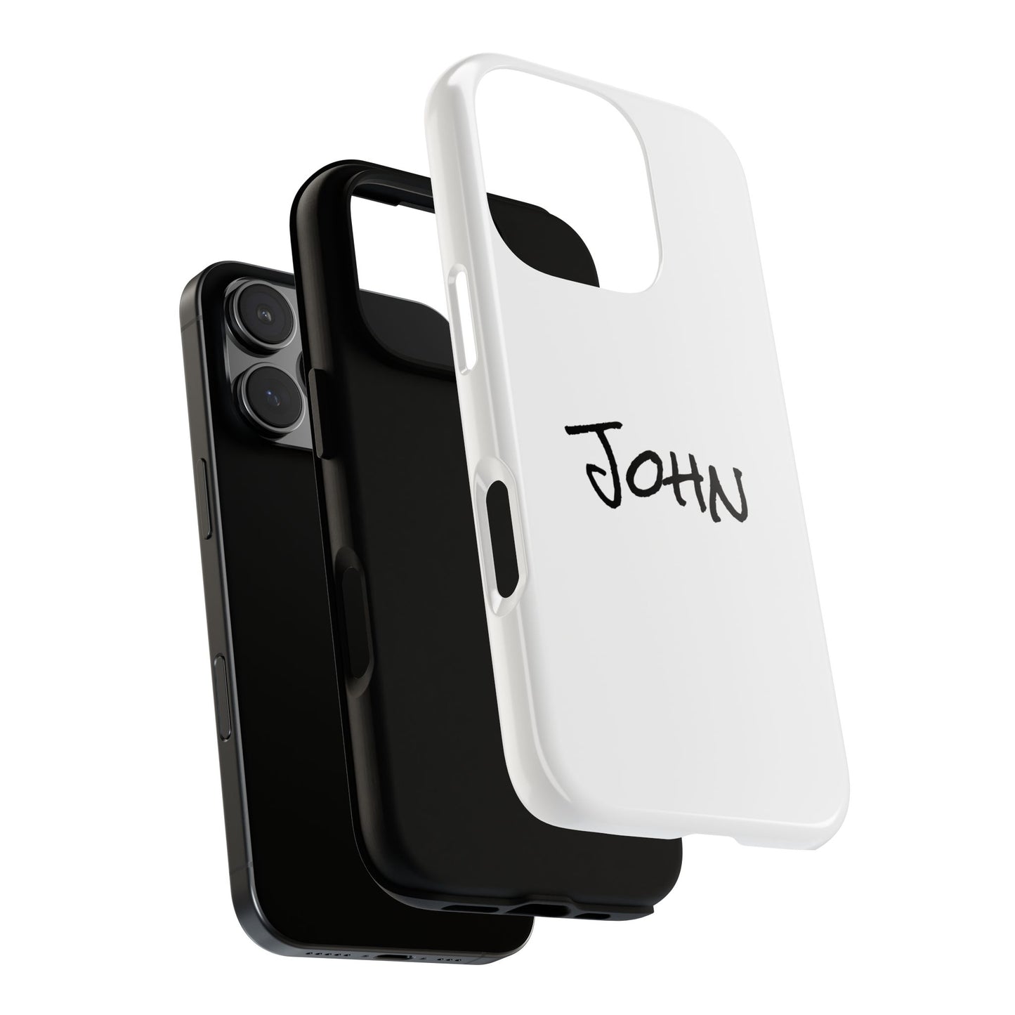 Personalized Phone Case for John, Custom Tough Phone Cover, Gift for Him, Unique Name Case, Durable Mobile Accessory