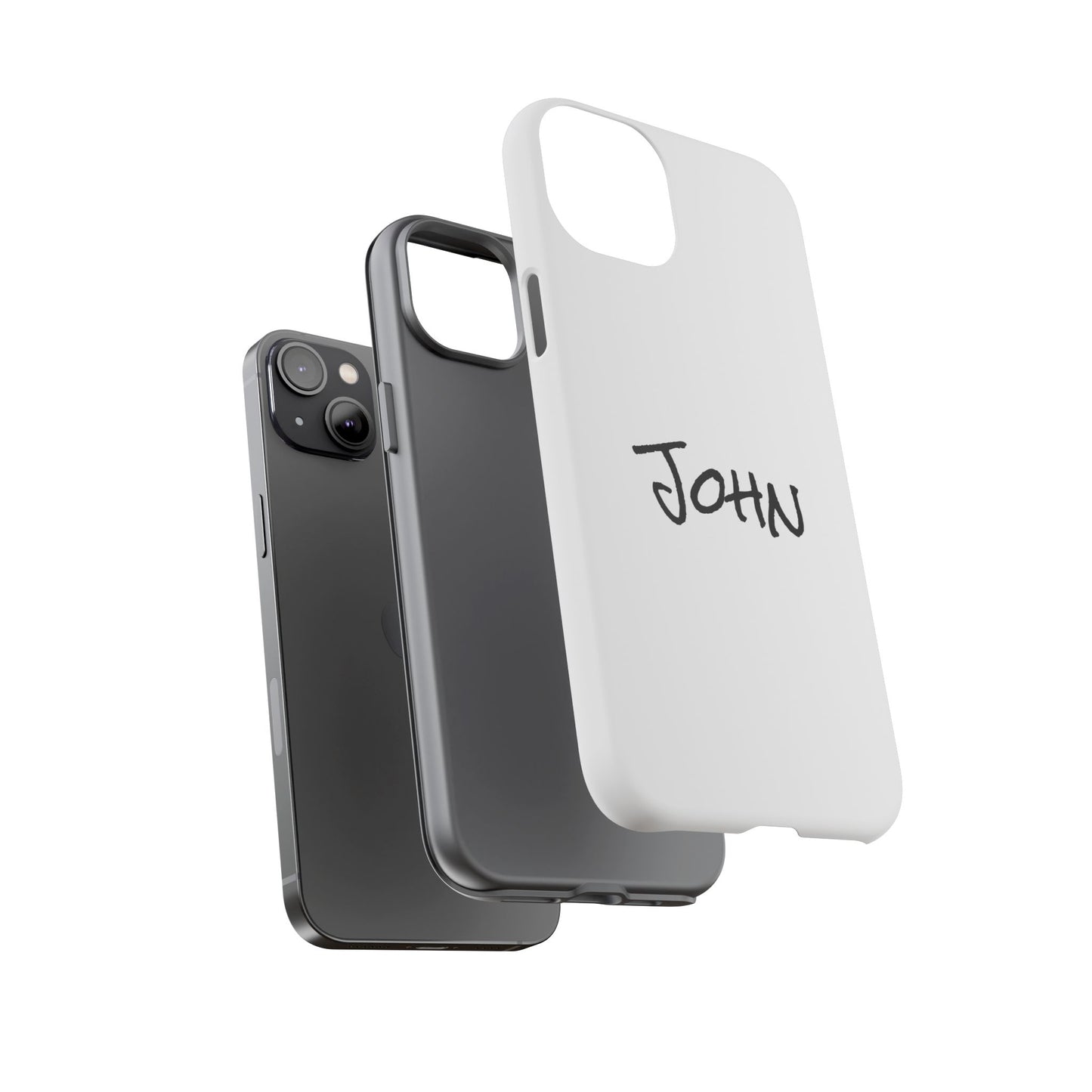 Personalized Phone Case for John, Custom Tough Phone Cover, Gift for Him, Unique Name Case, Durable Mobile Accessory
