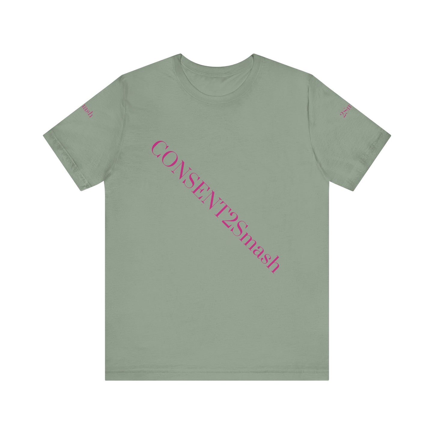 Consent 2 Smash Tee - Unisex Jersey Short Sleeve T-Shirt, Empowerment Apparel, Gender Equality, Affirmative Consent, LGBTQ+ Pride