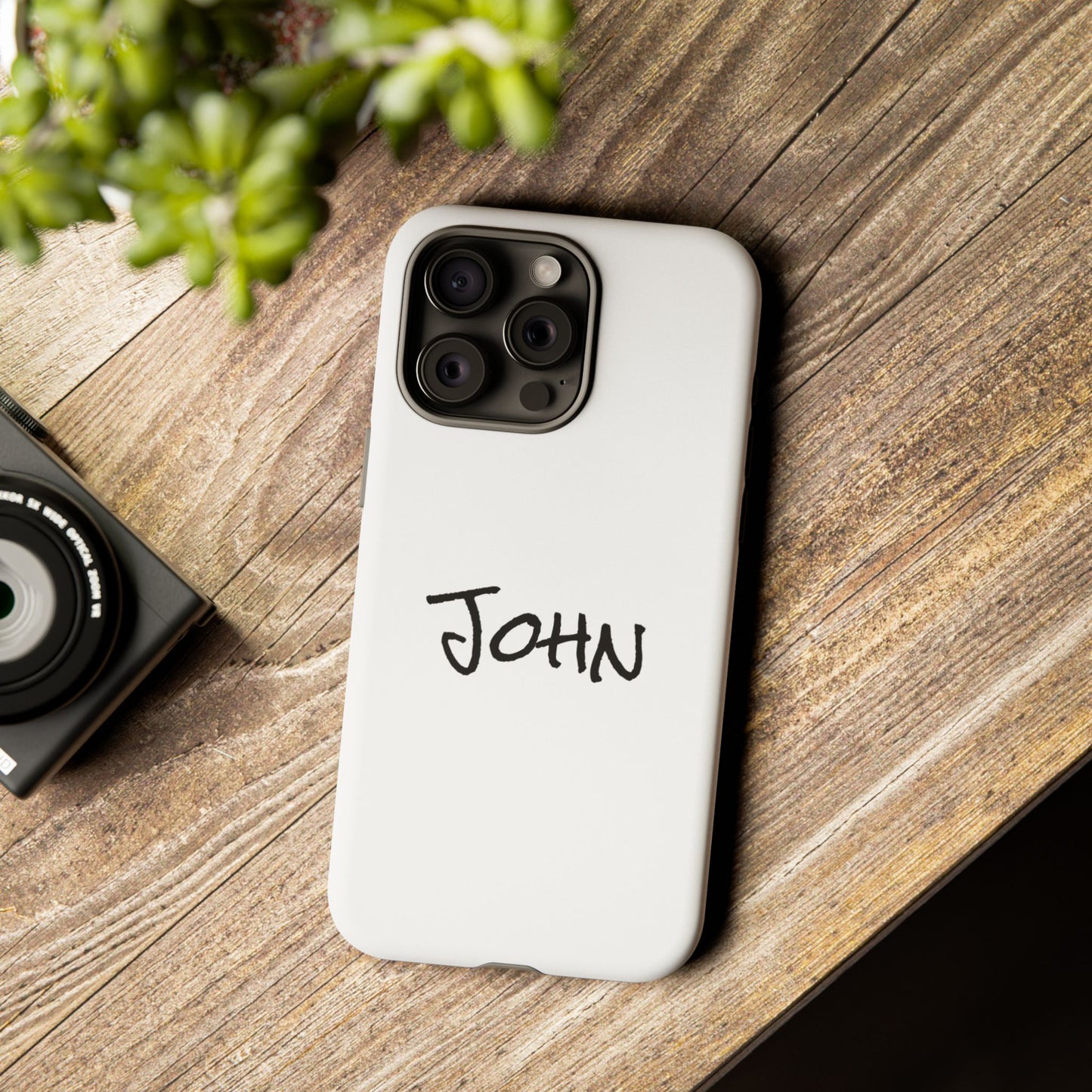 Personalized Phone Case for John, Custom Tough Phone Cover, Gift for Him, Unique Name Case, Durable Mobile Accessory