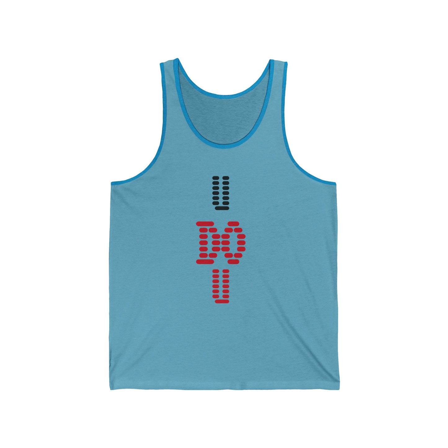 I Love You Unisex Jersey Tank | Summer Apparel, Casual Wear, Gift for Him/Her, Romantic Gift, Statement Shirt