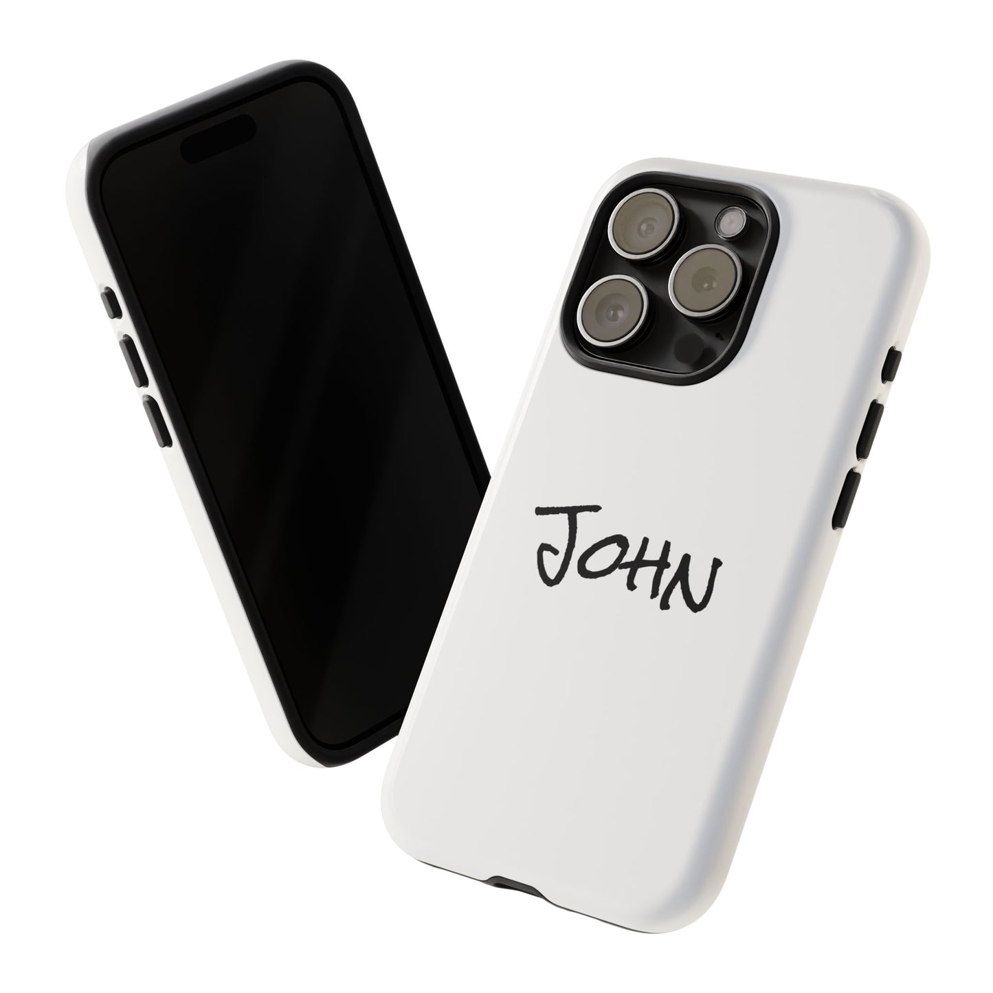 Personalized Phone Case for John, Custom Tough Phone Cover, Gift for Him, Unique Name Case, Durable Mobile Accessory