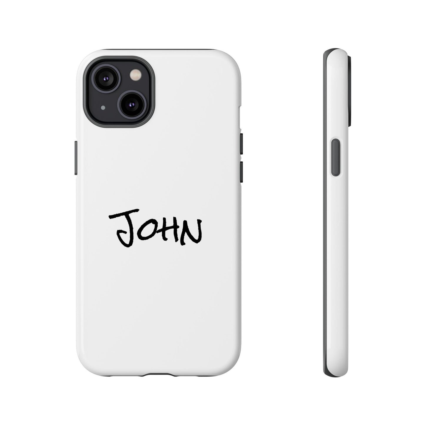 Personalized Phone Case for John, Custom Tough Phone Cover, Gift for Him, Unique Name Case, Durable Mobile Accessory