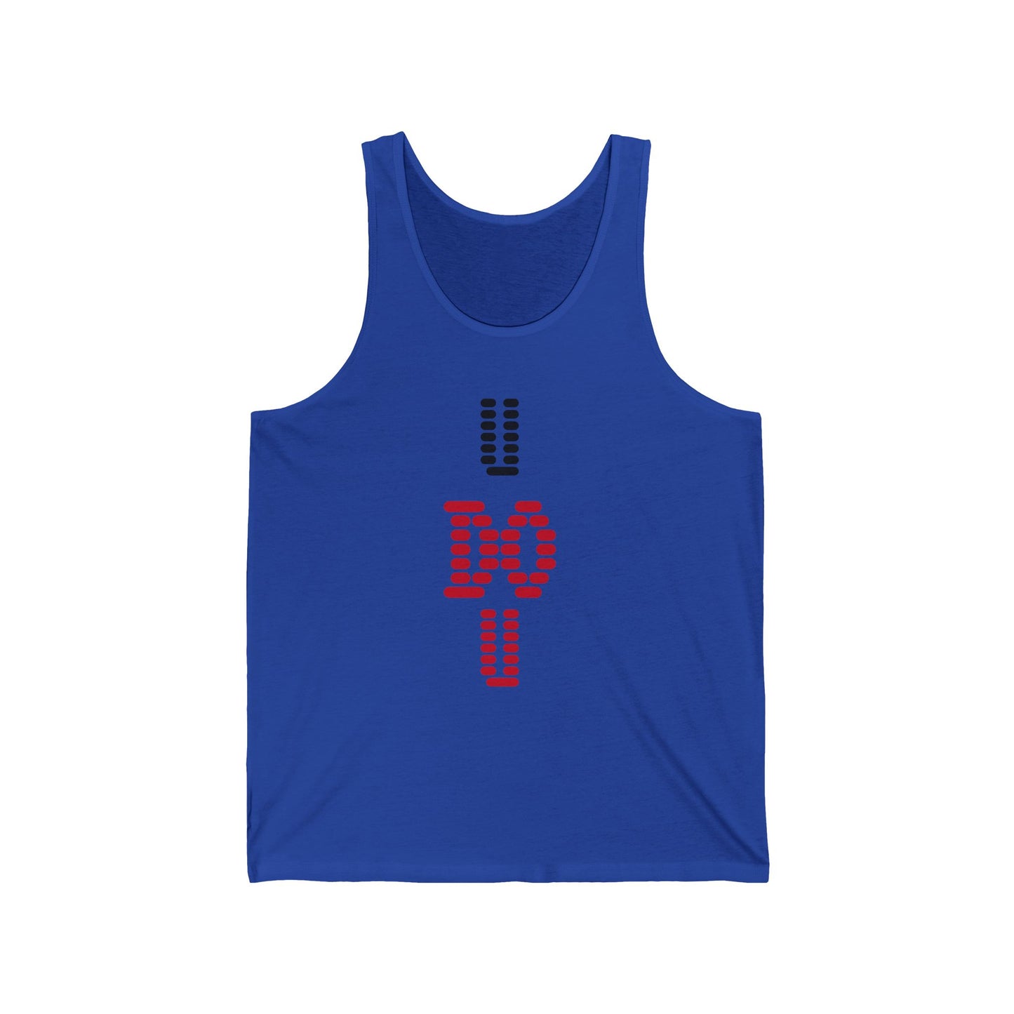 I Love You Unisex Jersey Tank | Summer Apparel, Casual Wear, Gift for Him/Her, Romantic Gift, Statement Shirt
