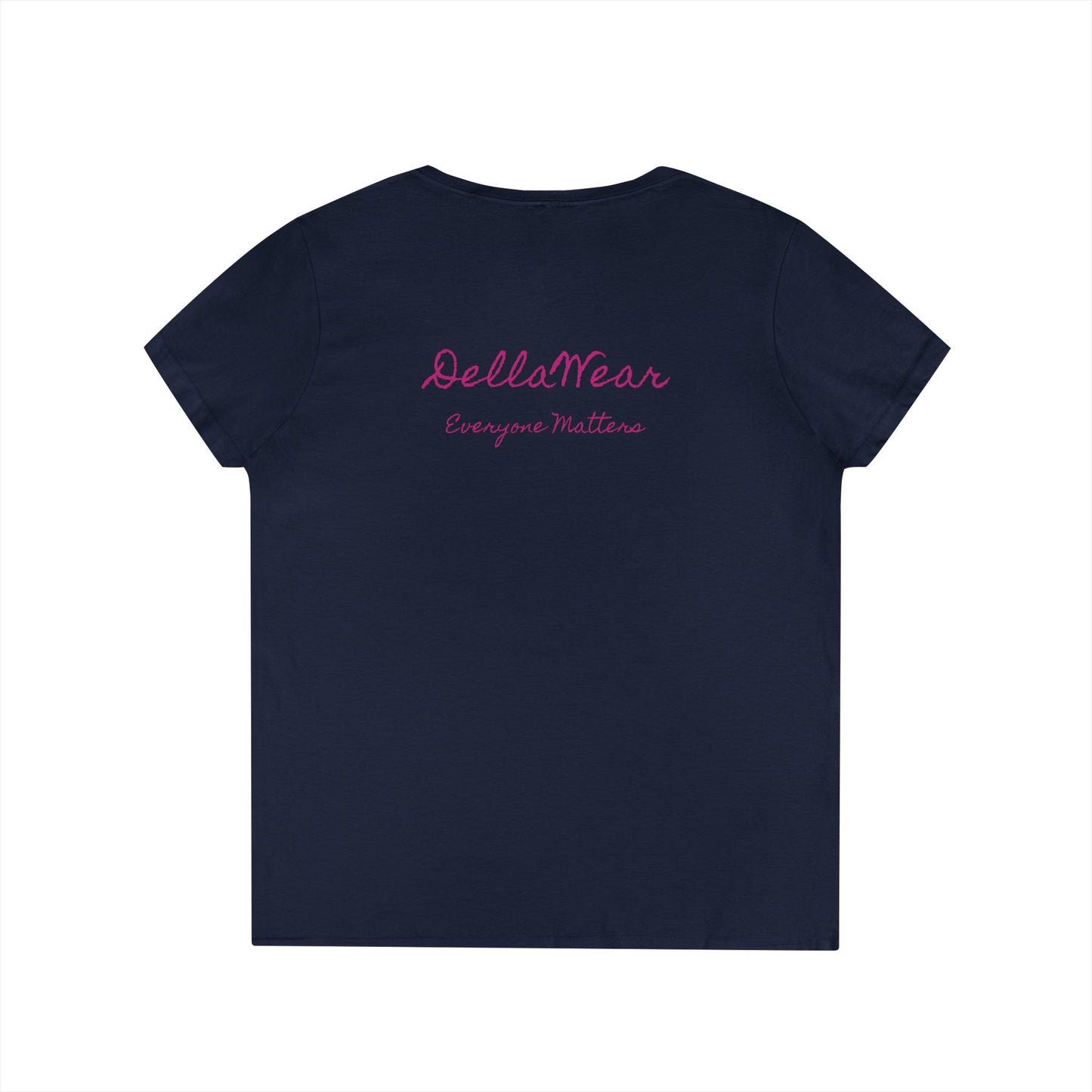 Empowering Ladies' V-Neck T-Shirt - Everyone Matters | Casual Wear, Gift for Her, Motivational Apparel, Inspirational Fashion