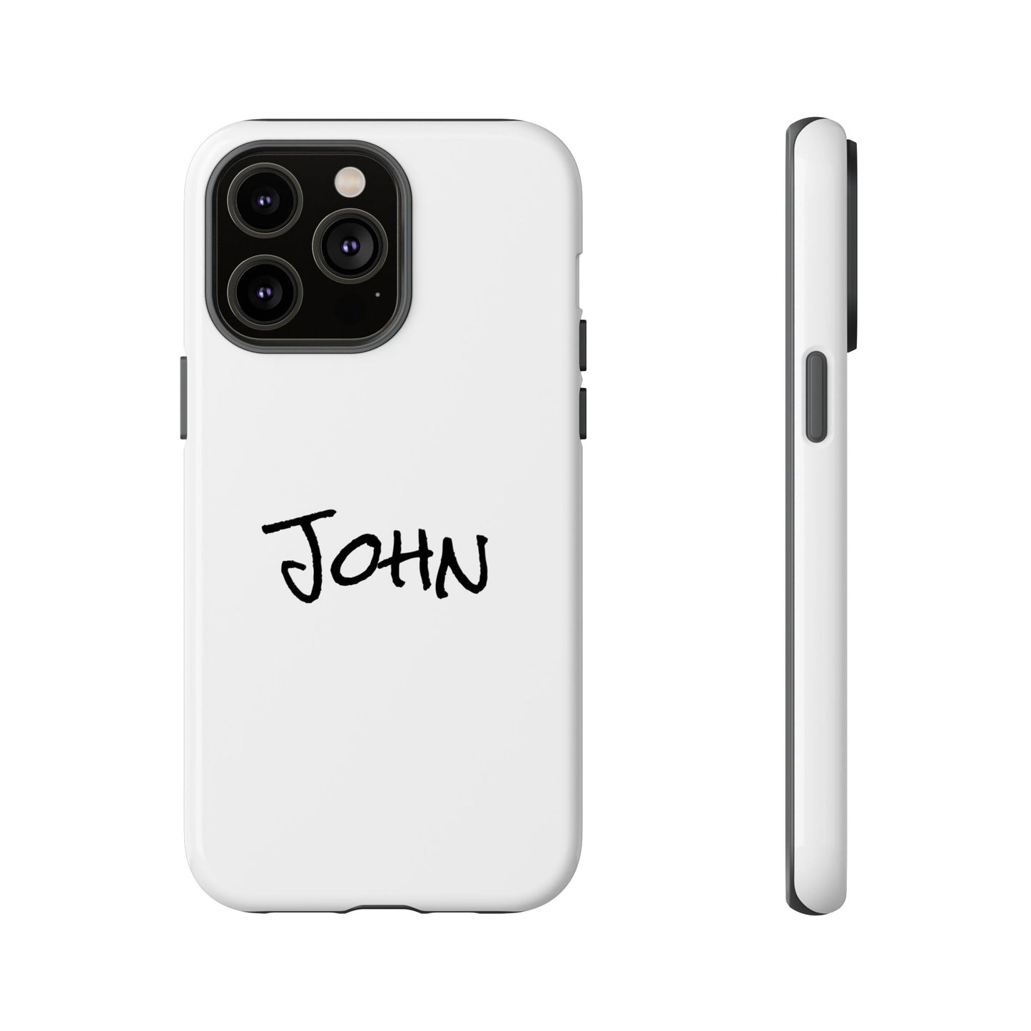 Personalized Phone Case for John, Custom Tough Phone Cover, Gift for Him, Unique Name Case, Durable Mobile Accessory