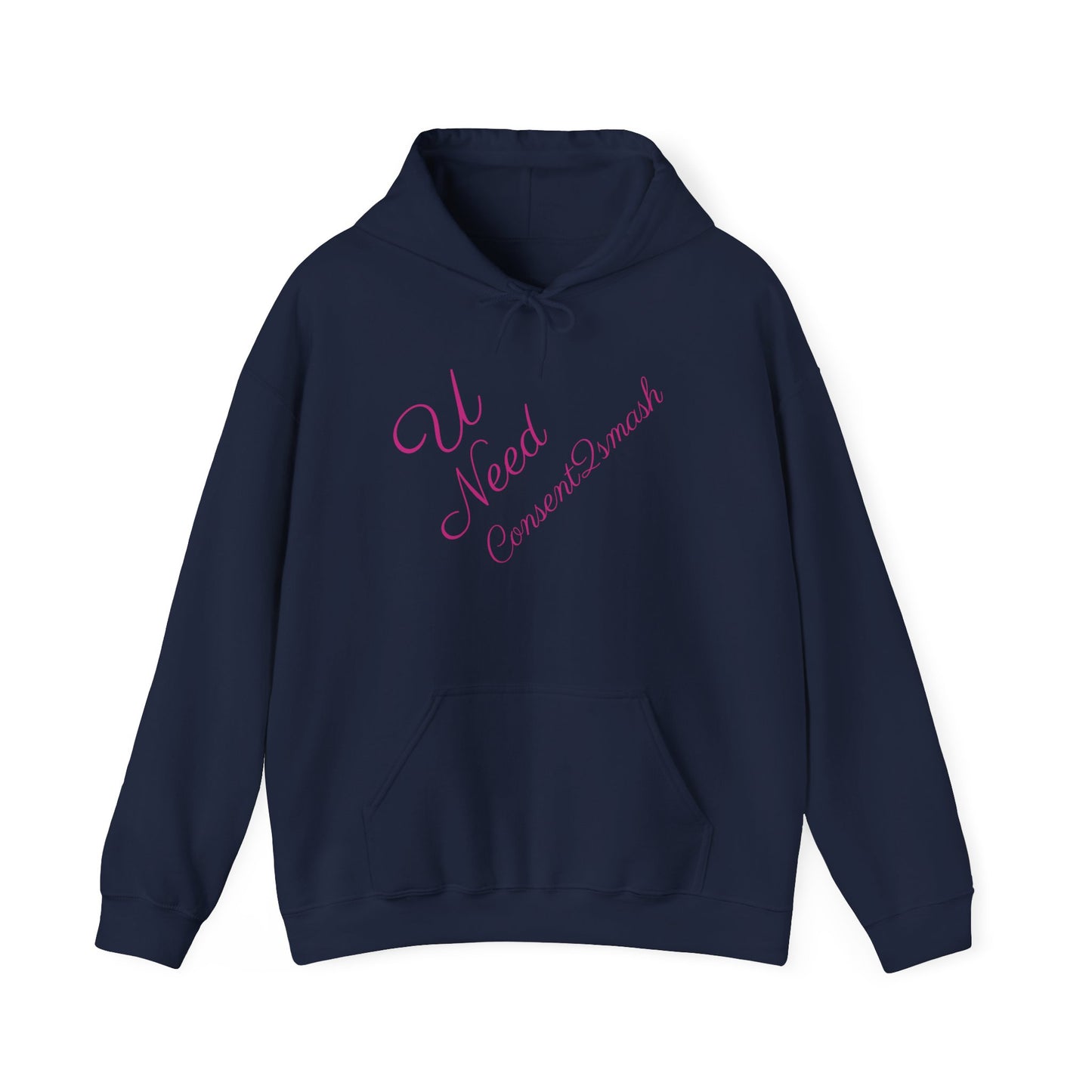 Consent to Smash Hooded Sweatshirt, Cozy Hoodie, Unisex Casual Wear, Streetwear, Gifts for Friends, Fun Party Outfit, Statements