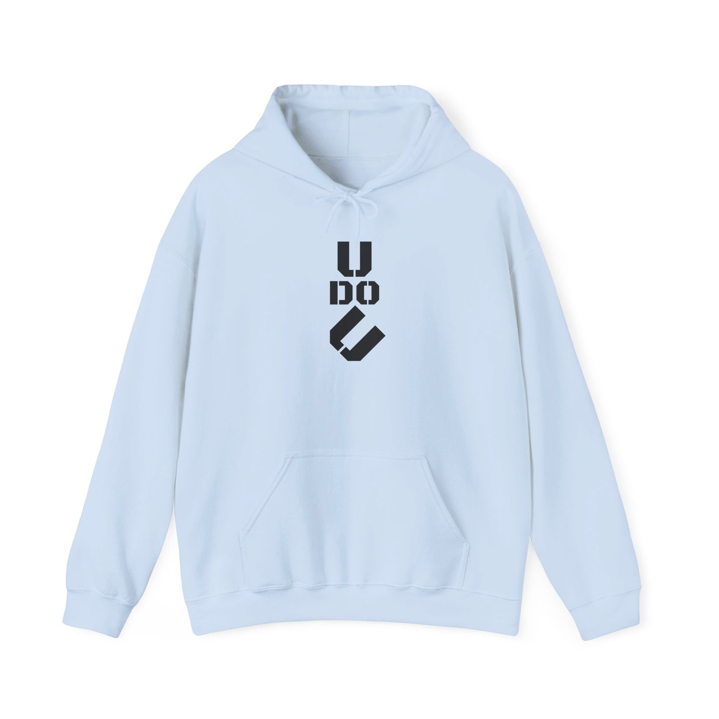 Unisex Heavy Blend Hoodie with Unique 'U DO U' Design, Perfect for Casual Wear, Gift for Friends, and Cozy Nights in