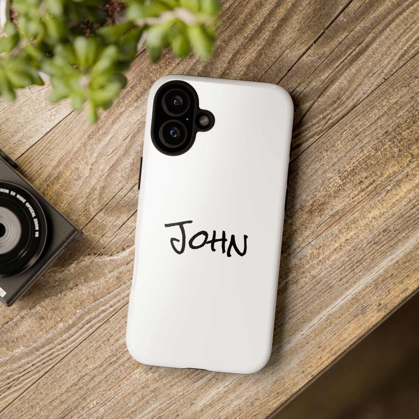 Personalized Phone Case for John, Custom Tough Phone Cover, Gift for Him, Unique Name Case, Durable Mobile Accessory