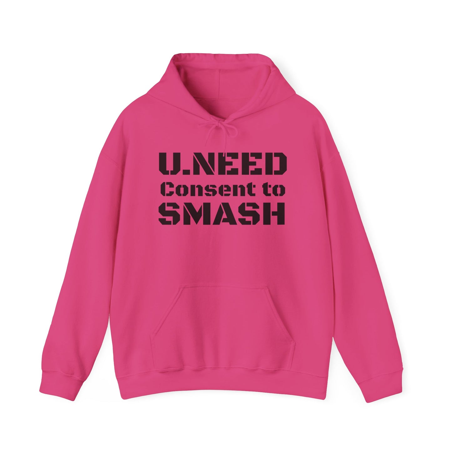 Consent to Smash Hoodie | Unisex Heavy Blend Sweater, Casual Wear, Gift for Gamers, Streetwear Hoodie, Unique Trendy Clothing