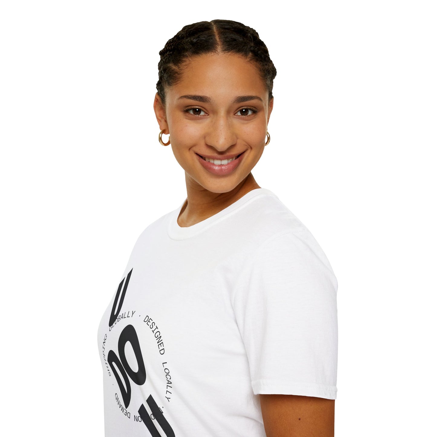 Unisex Softstyle T-Shirt with Unique Typography Design, Casual Wear, Graphic Tee, Trendy Apparel, Perfect Gift, Everyday Fashion