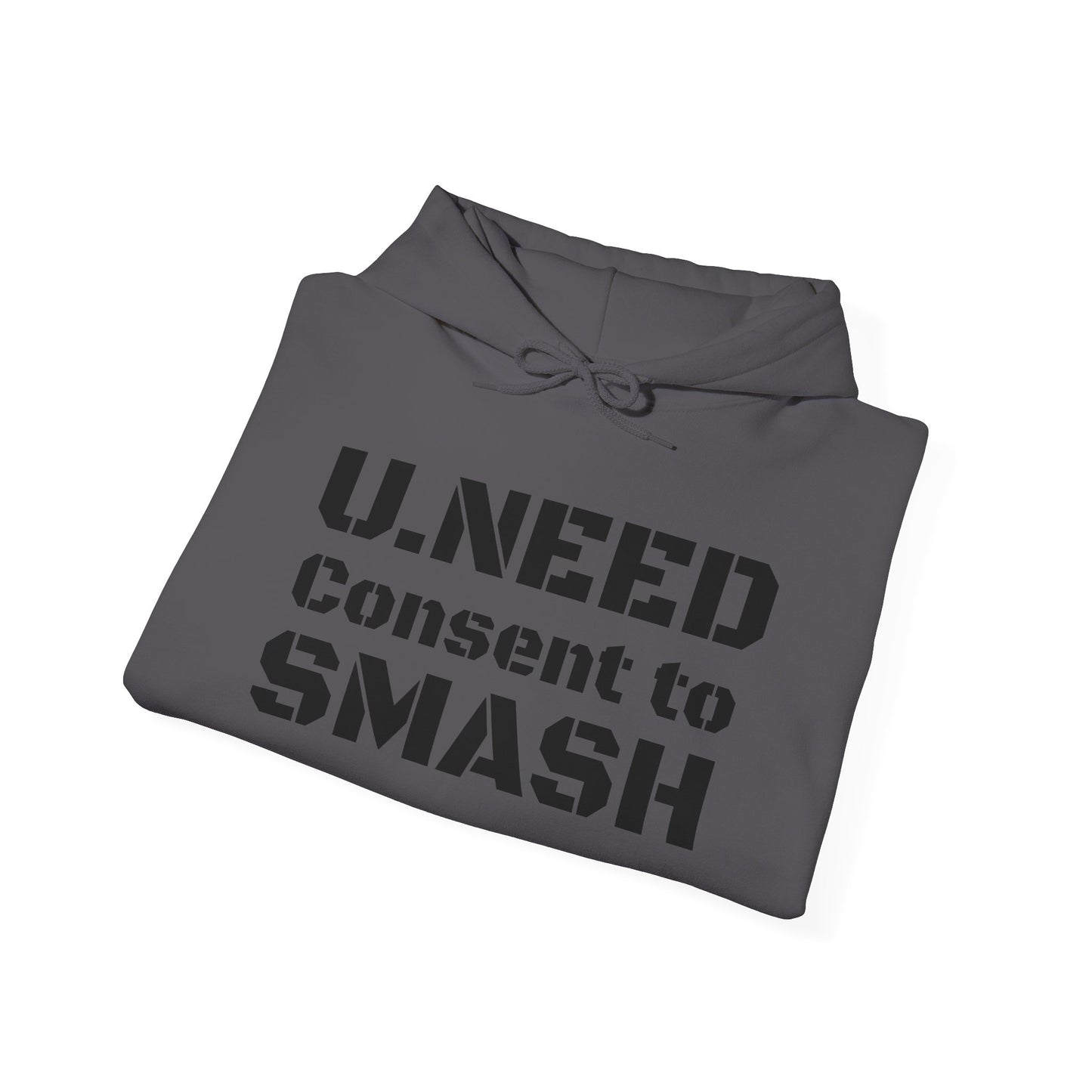 Consent to Smash Hoodie | Unisex Heavy Blend Sweater, Casual Wear, Gift for Gamers, Streetwear Hoodie, Unique Trendy Clothing