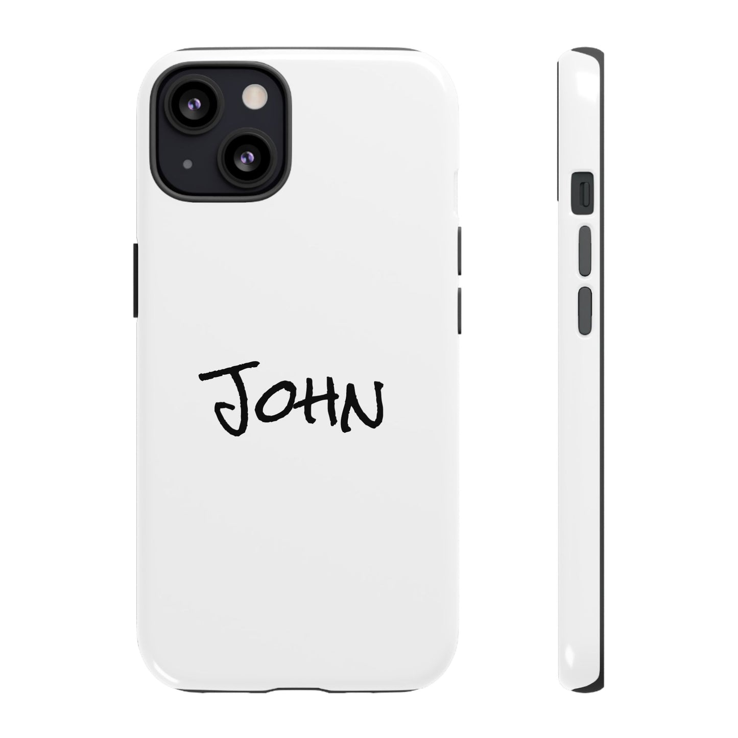 Personalized Phone Case for John, Custom Tough Phone Cover, Gift for Him, Unique Name Case, Durable Mobile Accessory