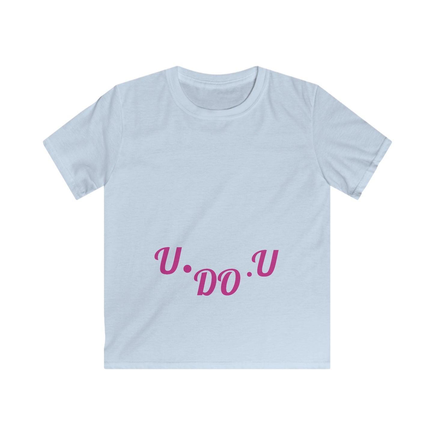 Kids Positive Affirmation Tee - U.DO.U, Youth Inspirational Shirt, Birthday Gift for Kids, Cute Graphic Tee, Fun Summer Outfit