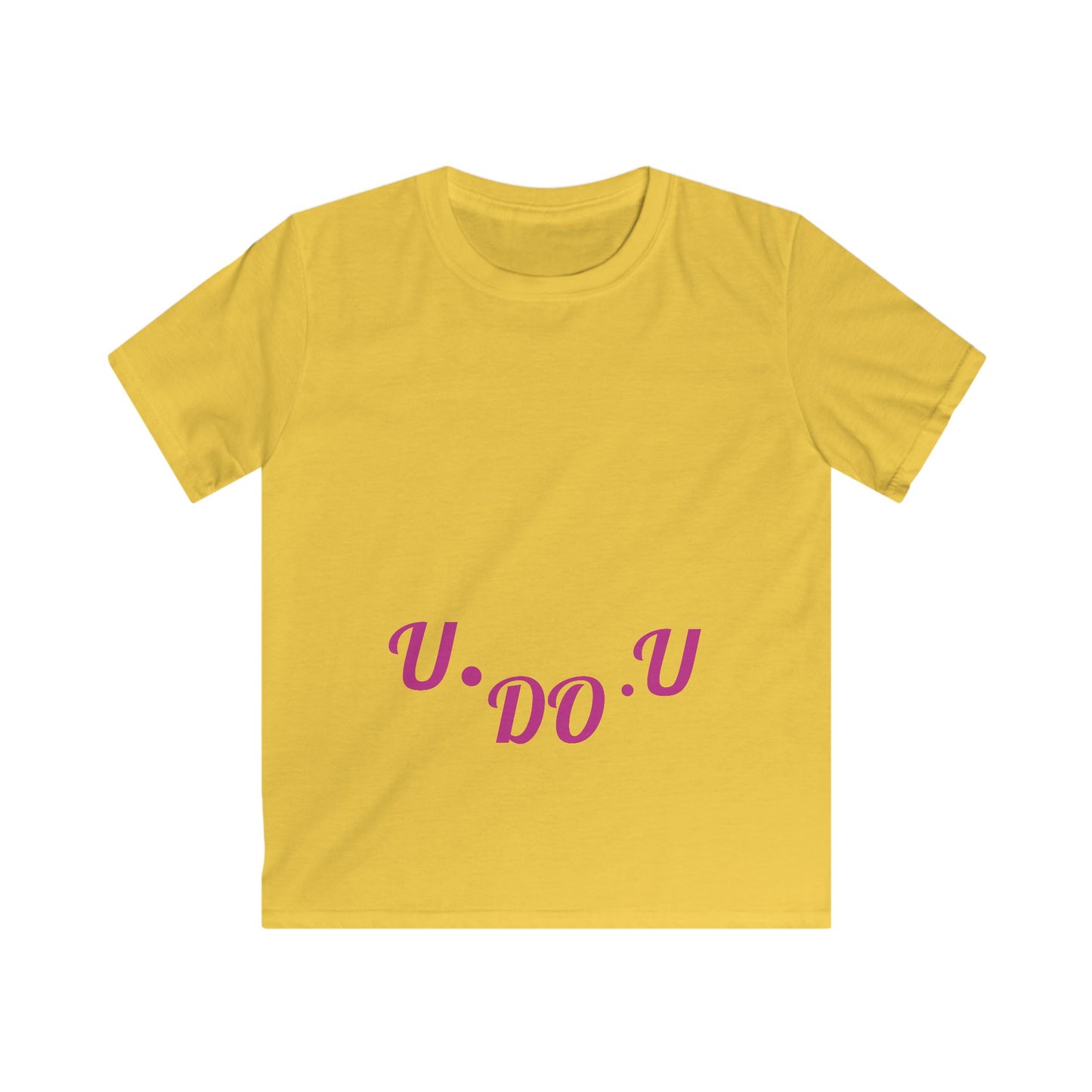 Kids Positive Affirmation Tee - U.DO.U, Youth Inspirational Shirt, Birthday Gift for Kids, Cute Graphic Tee, Fun Summer Outfit
