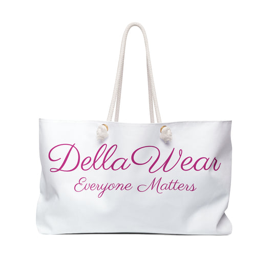 DellaWear Weekender Bag - Everyone Matters Tote, Stylish Travel Bag, Large Carry-On, Beach Bag, Weekend Getaway Accessory