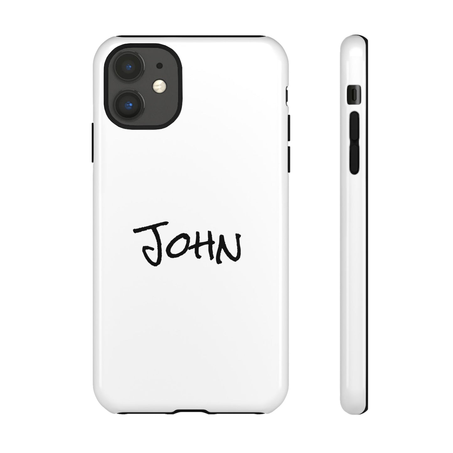Personalized Phone Case for John, Custom Tough Phone Cover, Gift for Him, Unique Name Case, Durable Mobile Accessory