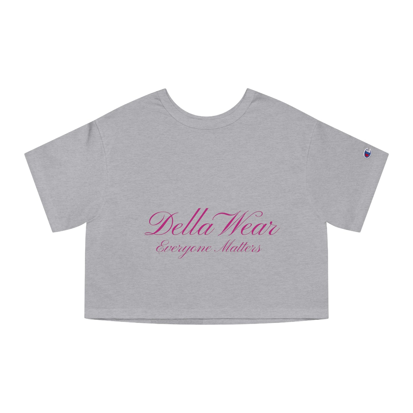 Cropped T-Shirt - DellaWear Everyone Matters, Trendy Crop Top, Empowering Apparel, Gift for Her, Casual Fashion