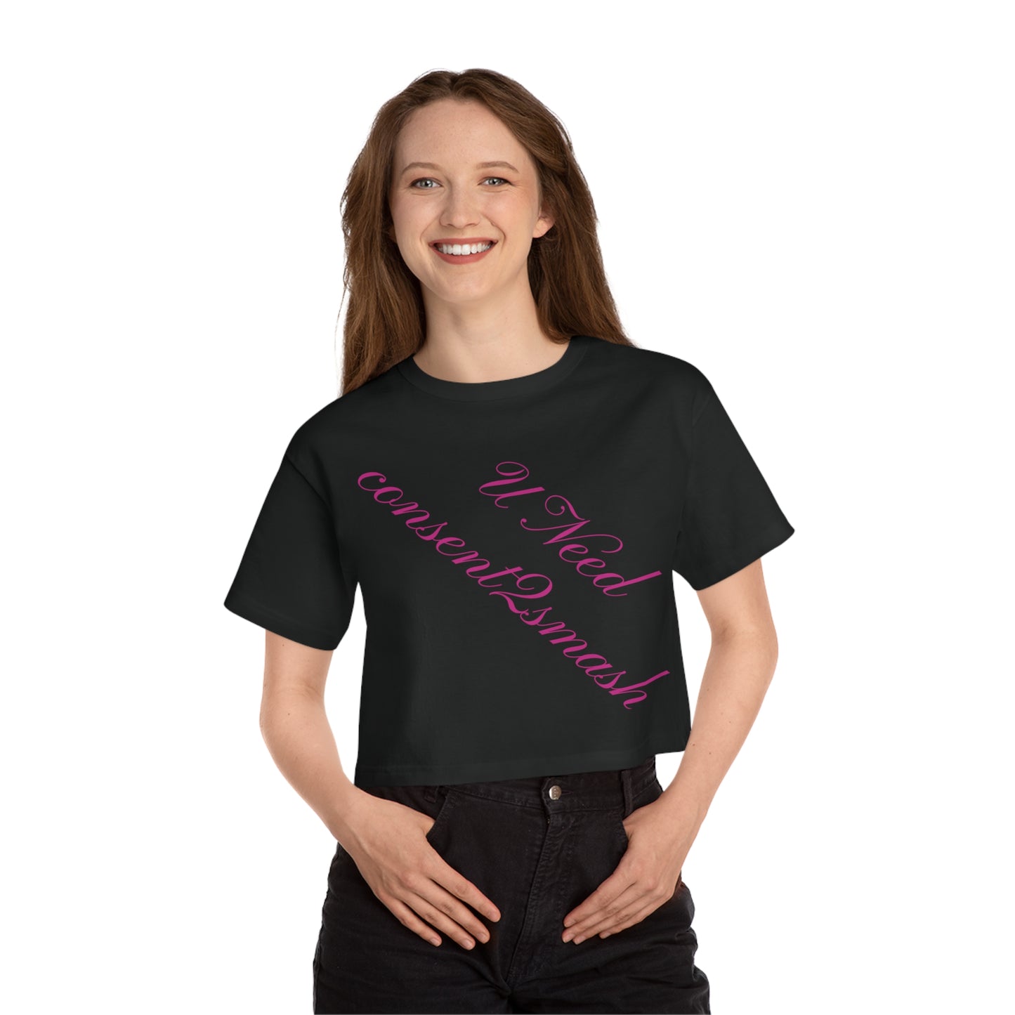 Consent Matters Cropped T-Shirt, Feminist Tee, Casual Wear, Gift for Activists, Summer Fashion, Proud Messaging