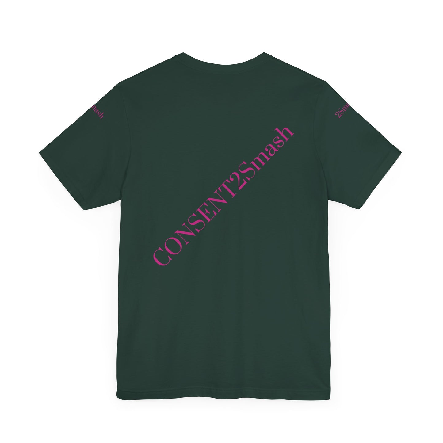 Consent 2 Smash Tee - Unisex Jersey Short Sleeve T-Shirt, Empowerment Apparel, Gender Equality, Affirmative Consent, LGBTQ+ Pride